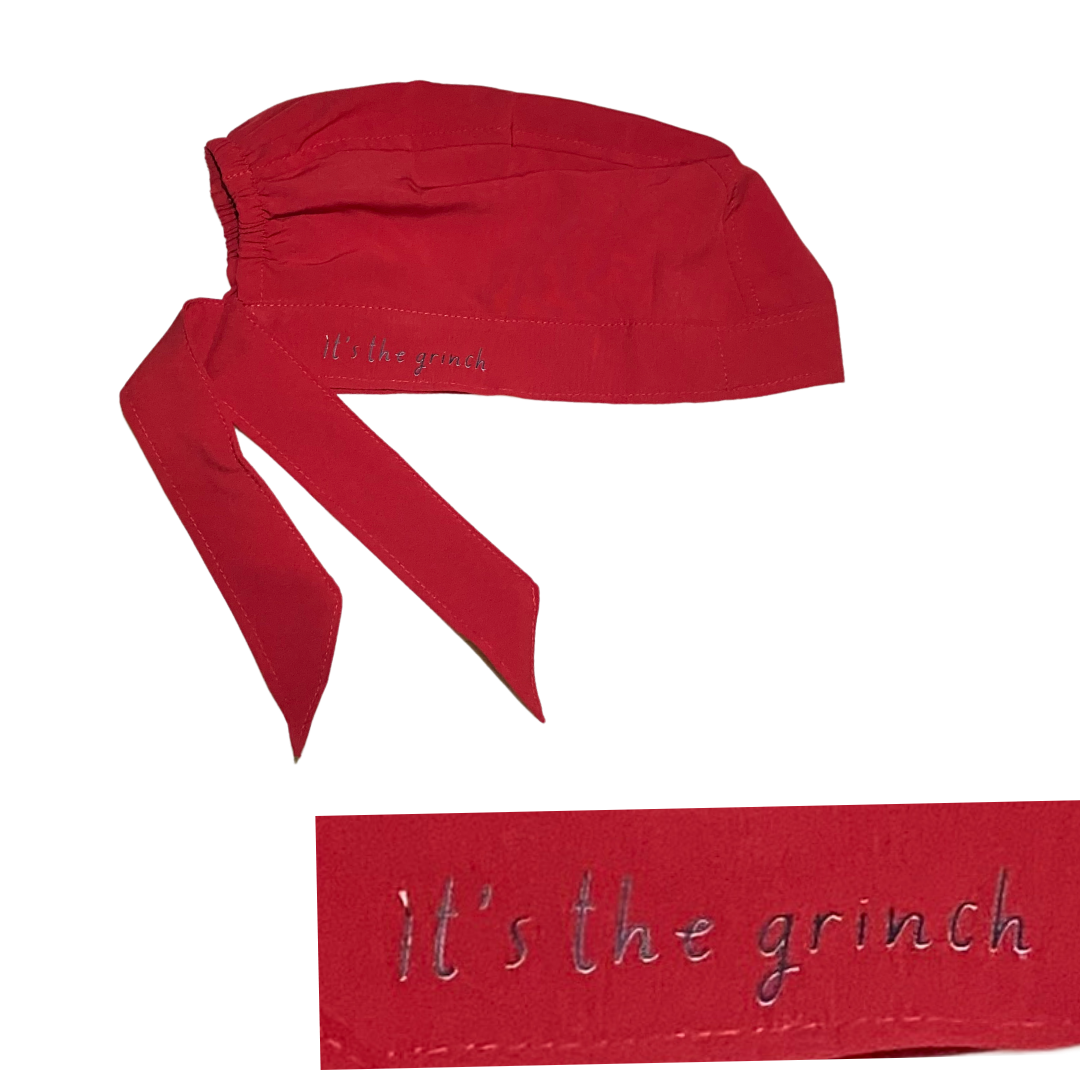 Gorro Medico Quirúrgico Grinch- Navidad 3 Salud, Enfermeria - Every Medical -  Dr. Gorrito