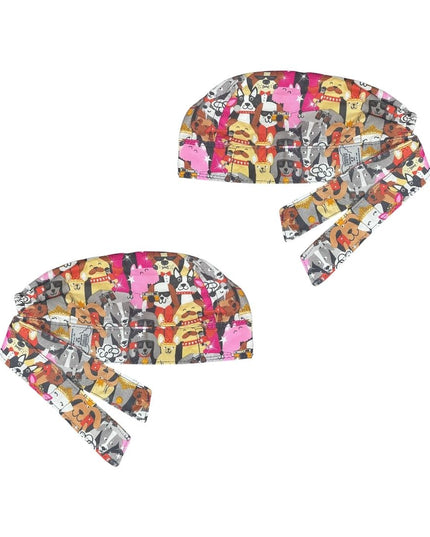 Gorro Quirúrgico - Perritos Con Lentes - Colores
