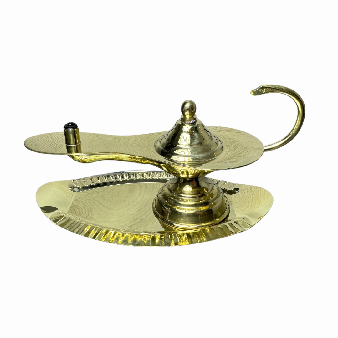 Lampara De Aladino Para Enfermeria Mecha Estructura Dorado Dorado