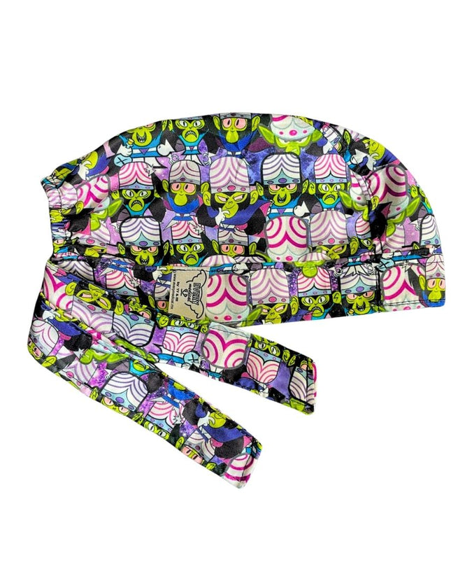 Gorro Medico Quirúrgico - Mojo Jojo - Las Chicas Super Poderosas - Negro