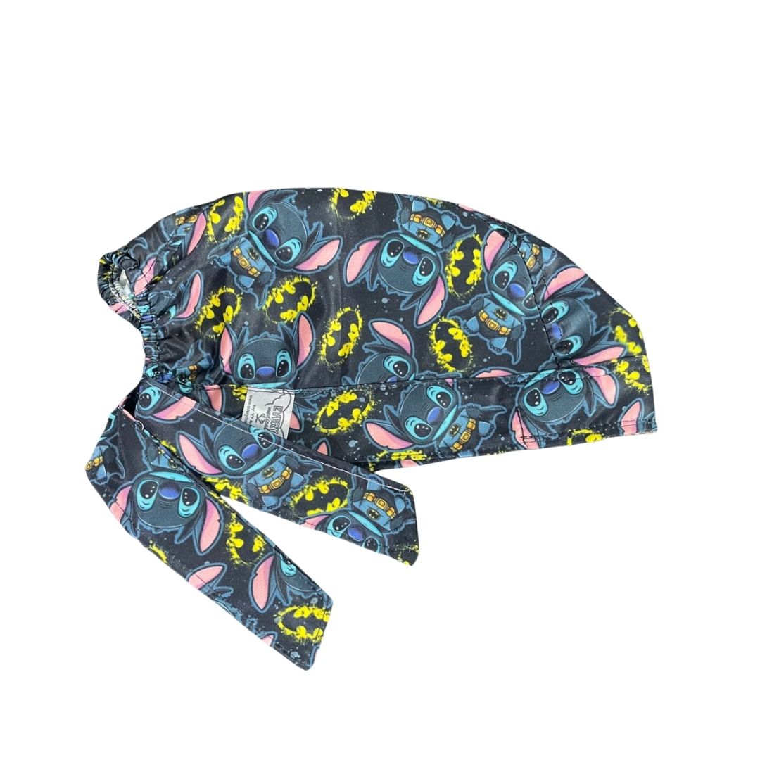Gorro Medico Quirúrgico - Stitch 3 - Batman - Negro