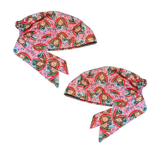 Gorro Quirúrgico Estampado Enfermera En Apuros, Hospital
