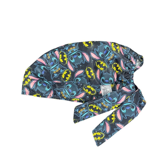 Gorro Medico Quirúrgico - Stitch 3 - Batman - Negro