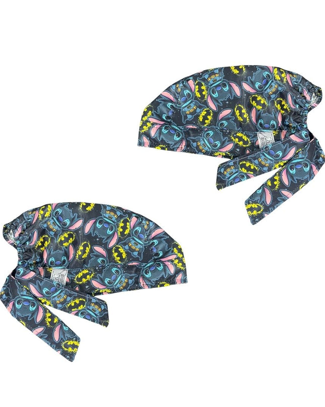 Gorro Medico Quirúrgico - Stitch 3 - Batman - Negro