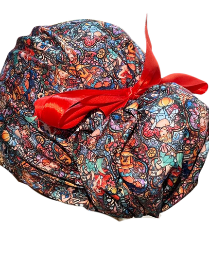 Gorro Medico Quirúrgico - Princesas Disney - Cenicienta -vitral liston
