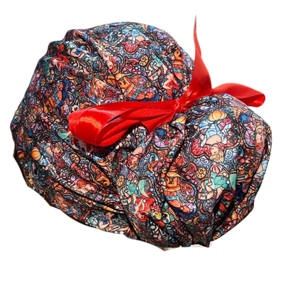Gorro Medico Quirúrgico - Princesas Disney - Cenicienta -vitral liston
