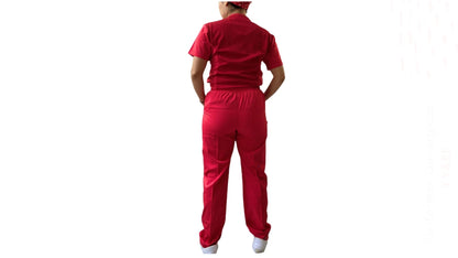 Uniforme Quirúrgico - Mujer - Rojo - Modelo Puebla