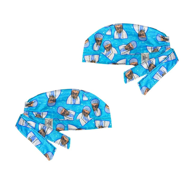 Gorro Medico Quirúrgico - Changuito George Doctor - Meme - Azul