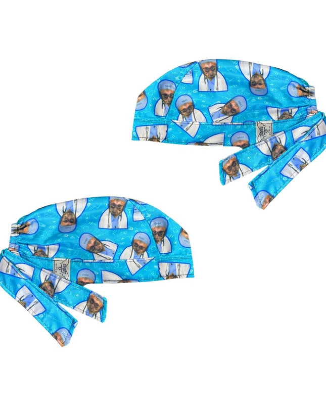 Gorro Medico Quirúrgico - Changuito George Doctor - Meme - Azul