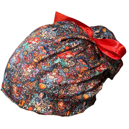 Gorro Medico Quirúrgico - Princesas Disney - Cenicienta -vitral liston