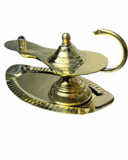 Lampara De Aladino Para Enfermeria Mecha Estructura Dorado Dorado