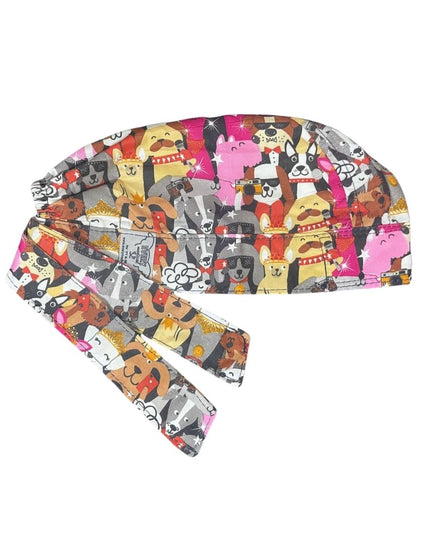 Gorro Quirúrgico - Perritos Con Lentes - Colores