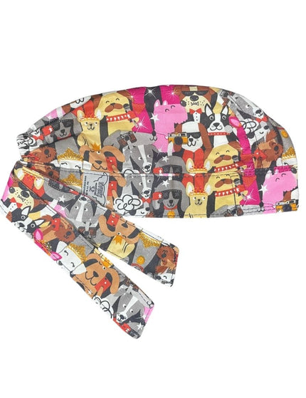 Gorro Quirúrgico - Perritos Con Lentes - Colores
