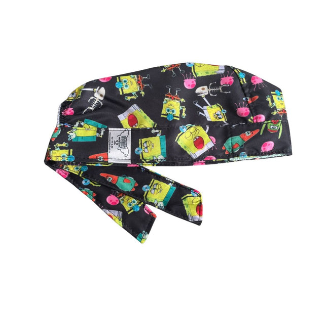 Gorro Quirúrgico - Bob Esponja - CX - Negro