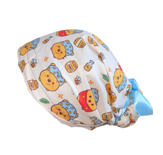 Gorro Medico Quirúrgico Winnie Pooh Enfermeria Hospital Liston Unitalla