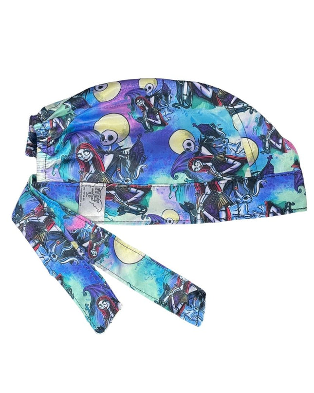 Gorro Medico Quirúrgico - El Extraño Mundo De Jack - Azul Acero