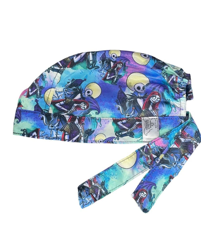 Gorro Medico Quirúrgico - El Extraño Mundo De Jack - Azul Acero