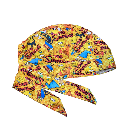Gorro Quirúrgico Estampado Homero En Vestido, The Simpsons