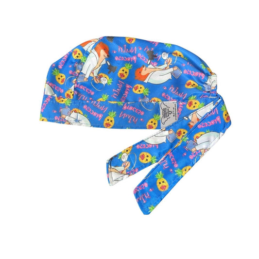 Gorro Medico Quirúrgico - Flork Meme - Enfermeria Hospital - Azul