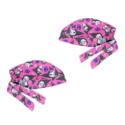 Gorro Medico Quirúrgico - Hello Kitty - Kuromi  - Rosa Chicle