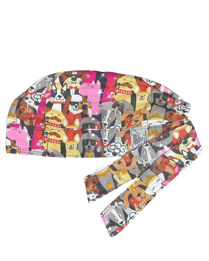 Gorro Quirúrgico - Perritos Con Lentes - Colores