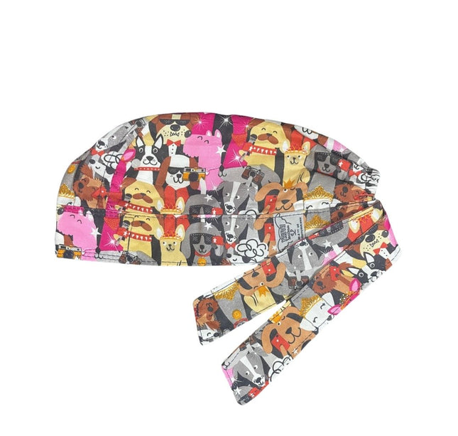 Gorro Quirúrgico - Perritos Con Lentes - Colores