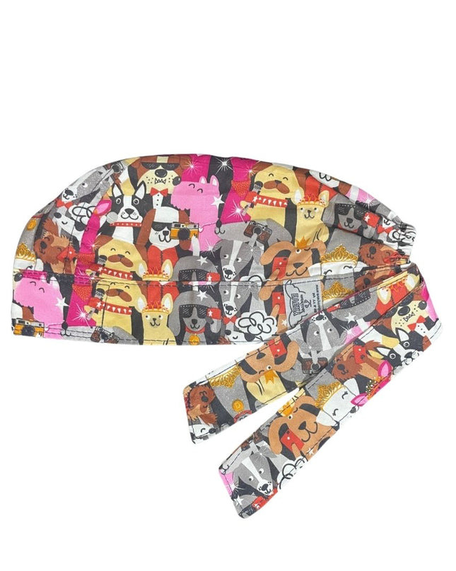Gorro Quirúrgico - Perritos Con Lentes - Colores