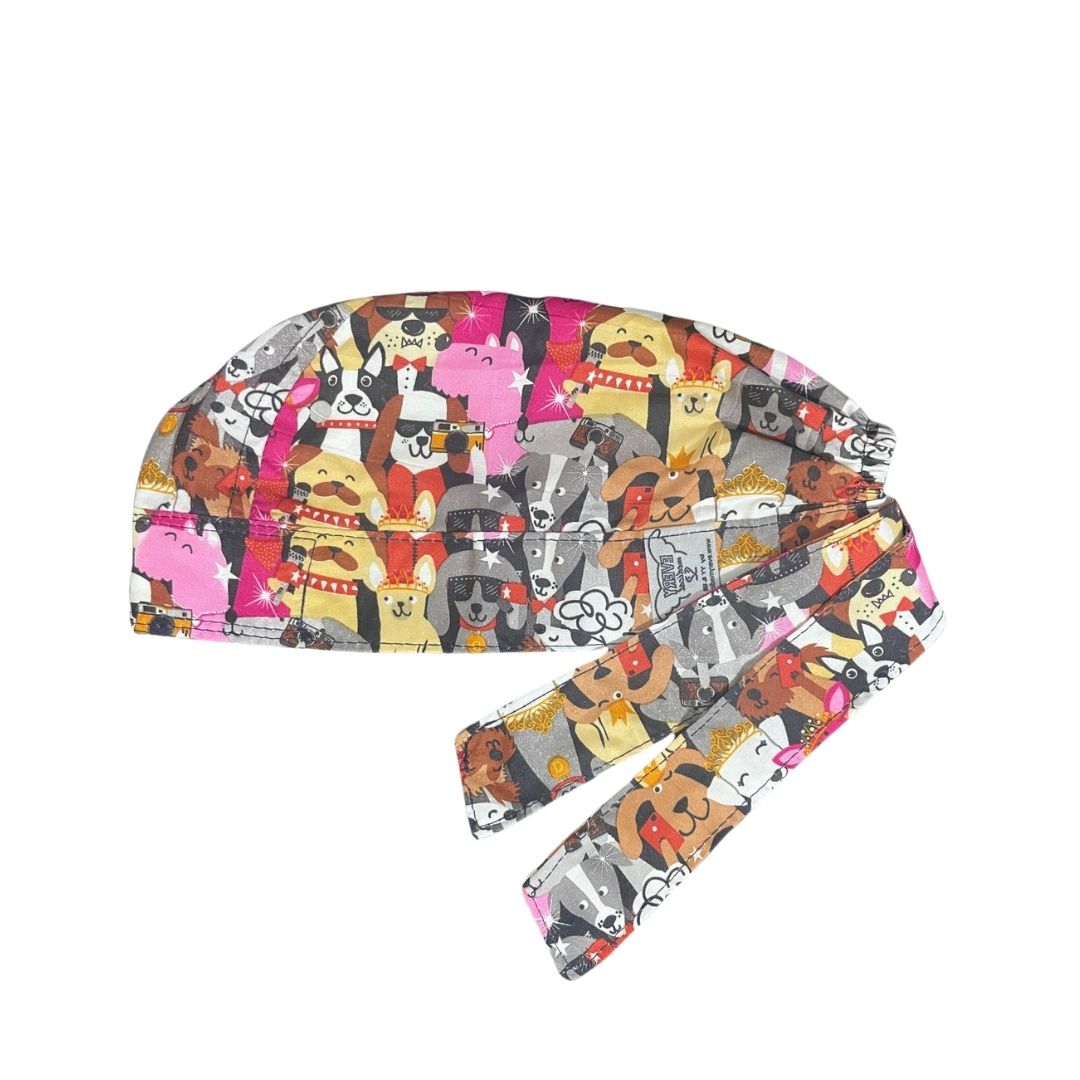 Gorro Quirúrgico - Perritos Con Lentes - Colores
