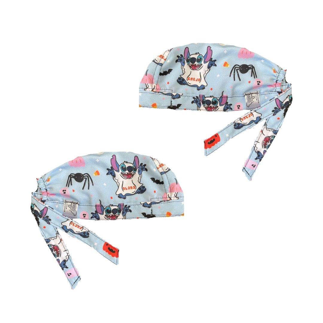 Gorro Quirúrgico - ST - Día De Muertos - Halloween -Celeste