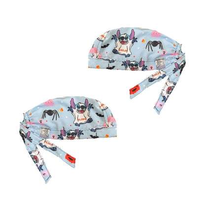 Gorro Quirúrgico - ST - Día De Muertos - Halloween -Celeste