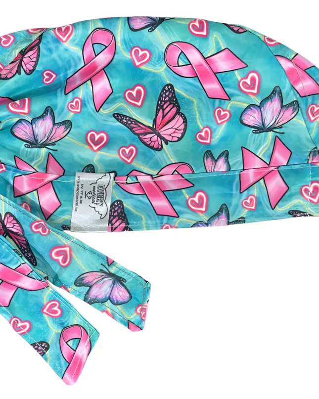 Gorro Medico Quirúrgico - Lucha Contra El Cancer De Mama - verde