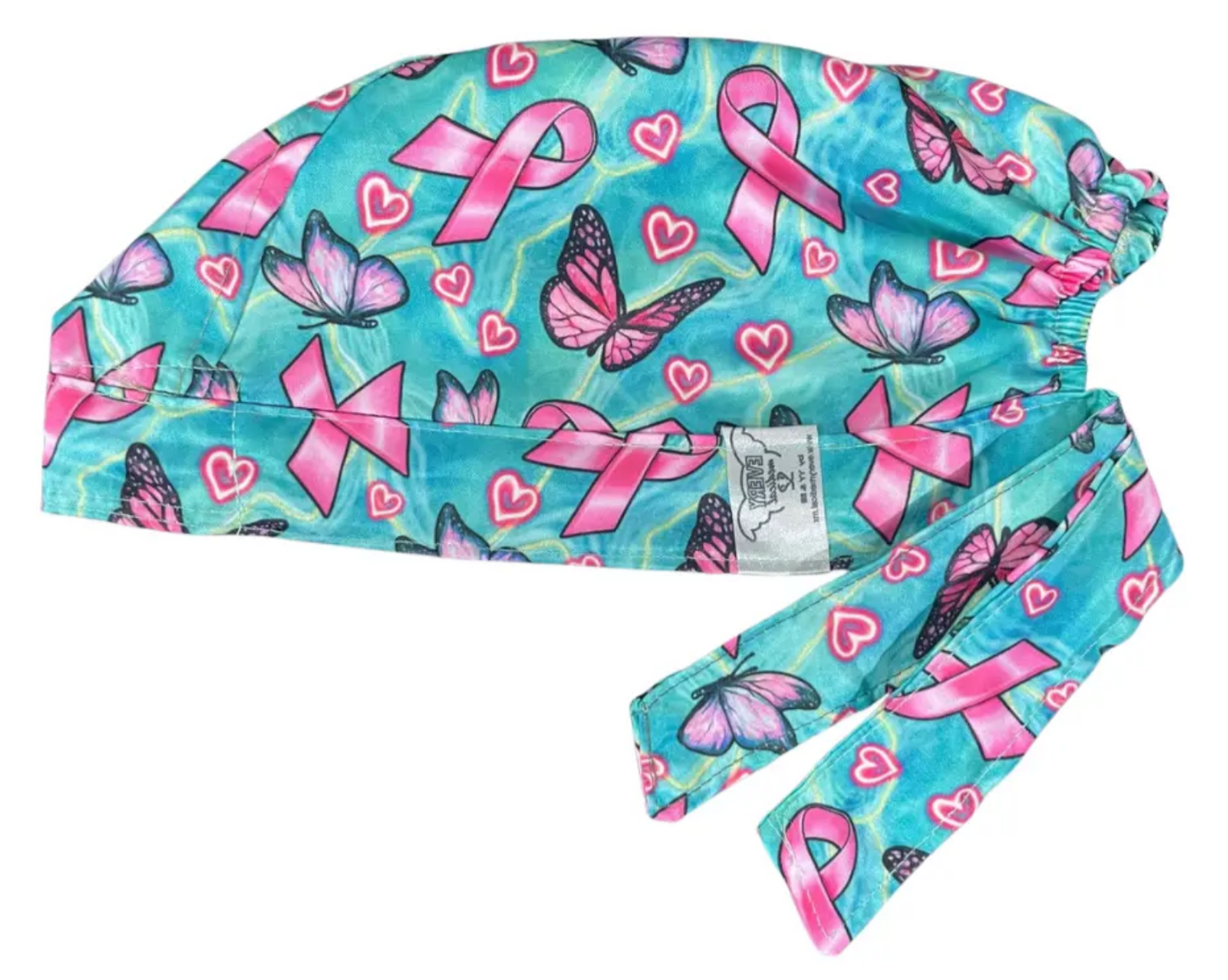 Gorro Medico Quirúrgico - Lucha Contra El Cancer De Mama - verde