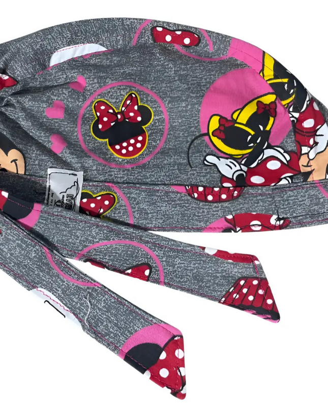 Gorro Medico Quirúrgico Minnie Gris oscuro 2