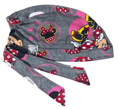 Gorro Medico Quirúrgico Minnie Gris oscuro 2
