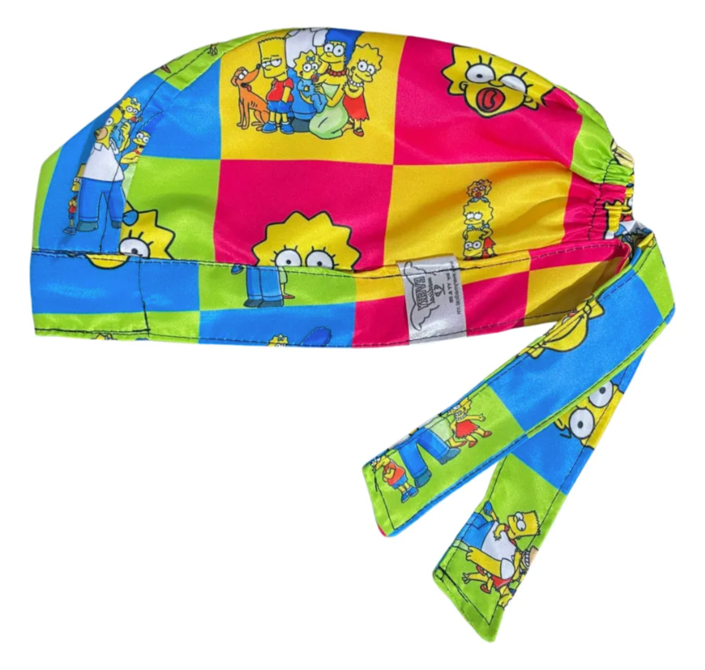 Gorro Medico Quirúrgico - Homero En Vestido - The Simpsons - MULTICOLOR