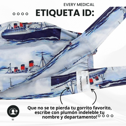 Gorro Medico Quirúrgico - Dia Del Prematuro - 17 Nov - Lila