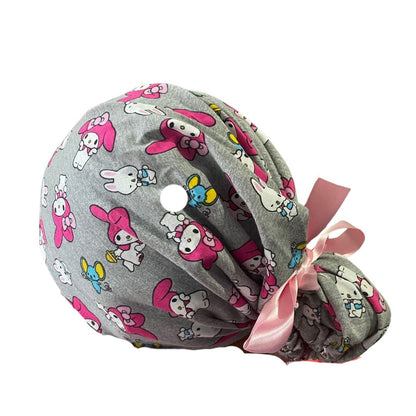 Gorro Quirúrgico - Estampado My Melody - Gris - Listón