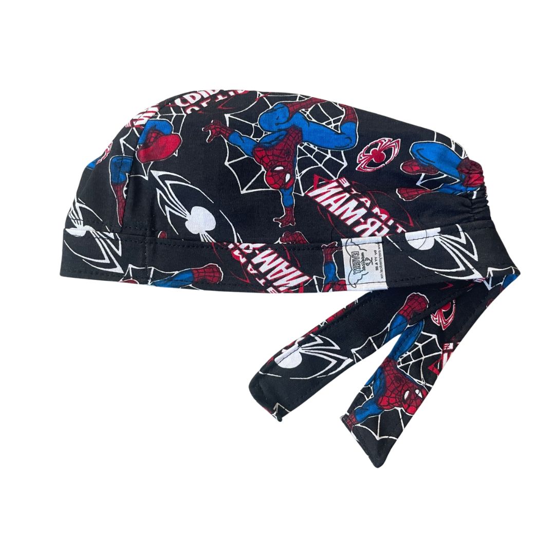 Gorro Quirúrgico - Estampado - Spiderman - Negro 3