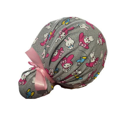 Gorro Quirúrgico - Estampado My Melody - Gris - Listón