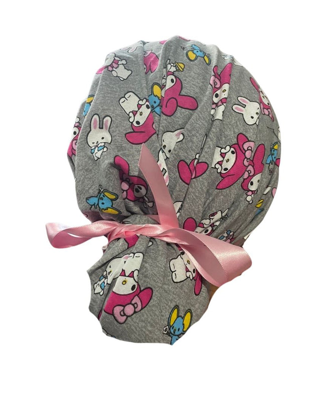 Gorro Quirúrgico - Estampado My Melody - Gris - Listón