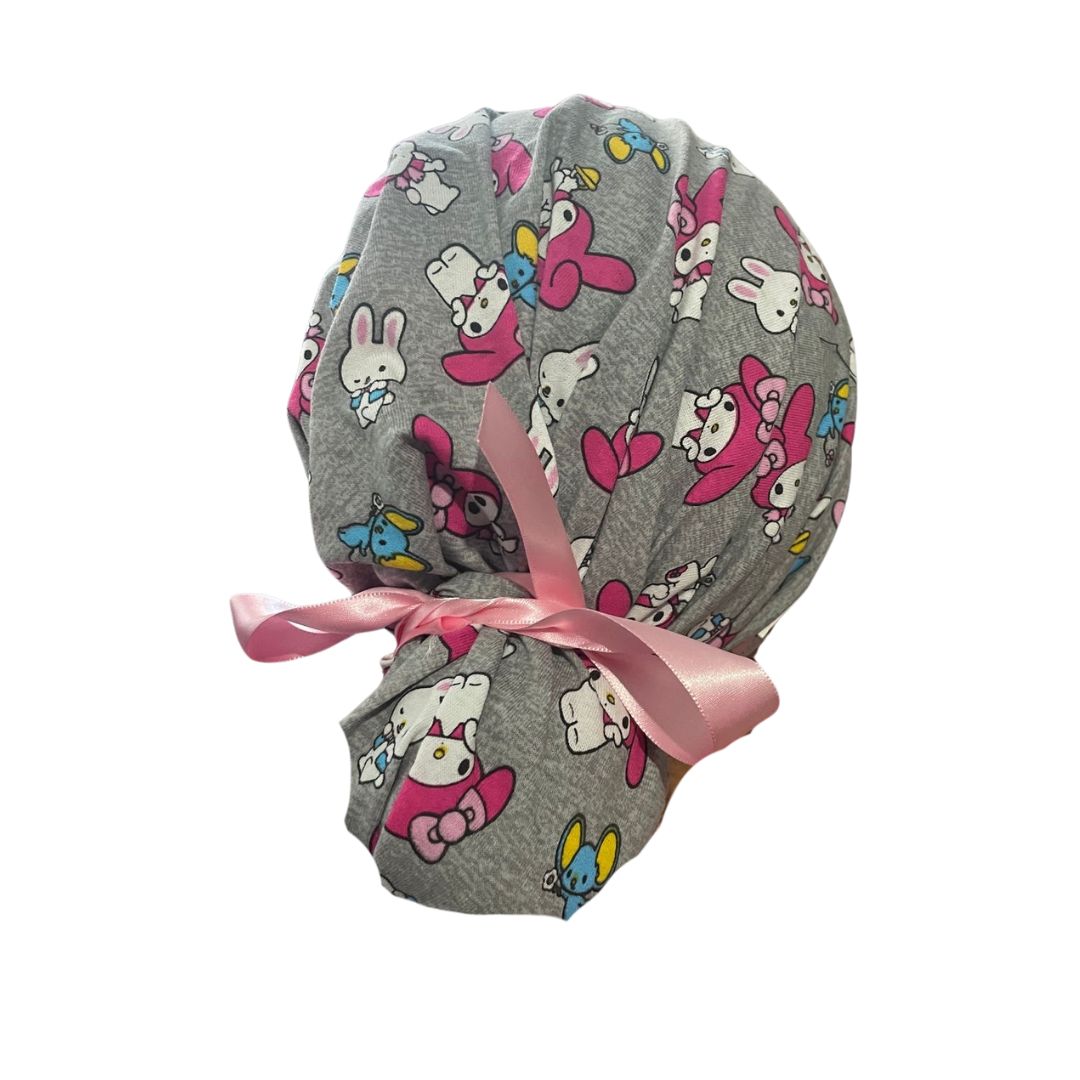Gorro Quirúrgico - Estampado My Melody - Gris - Listón