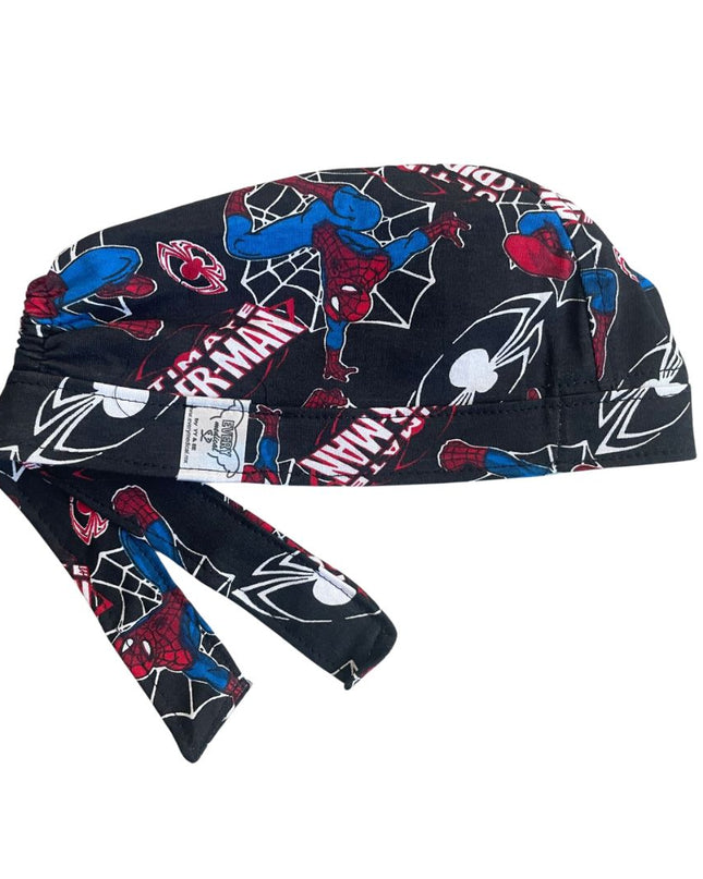 Gorro Quirúrgico - Estampado - Spiderman - Negro 3