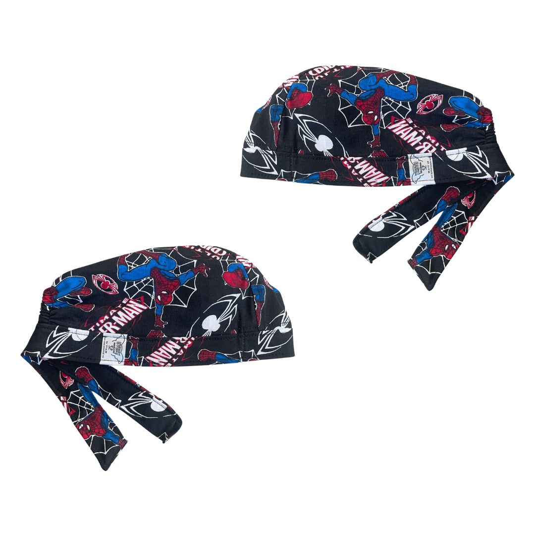 Gorro Quirúrgico - Estampado - Spiderman - Negro 3