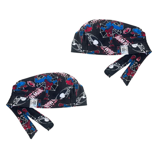 Gorro Quirúrgico - Estampado - Spiderman - Negro 3