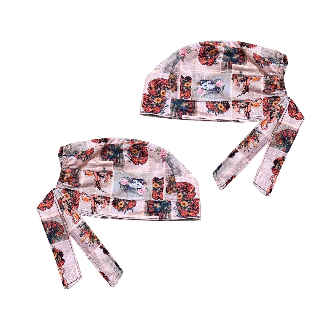Gorro Quirúrgico - Estampado - Útero