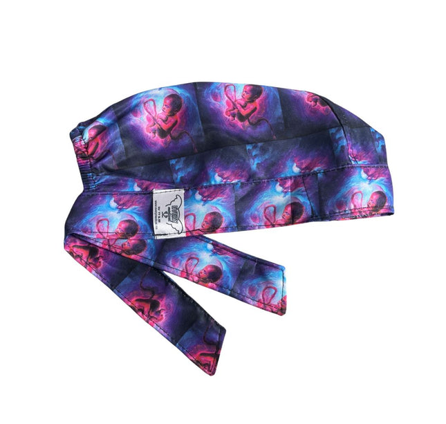 Gorro Quirúrgico Estampado - Utero - Morado
