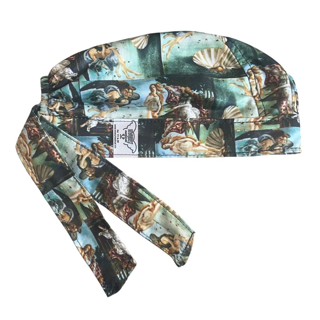 Gorro Medico Quirúrgico- Pinturas De Arte - Botticelli Van Gogh - Venus
