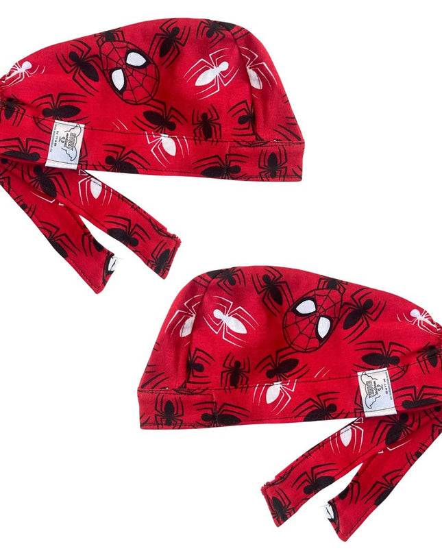 Gorro Quirúrgico - Estampado- Spiderman - Rojo 2