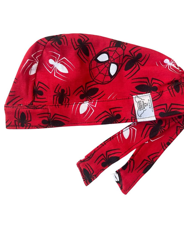 Gorro Quirúrgico - Estampado- Spiderman - Rojo 2