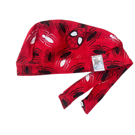 Gorro Quirúrgico - Estampado- Spiderman - Rojo 2